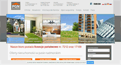Desktop Screenshot of nieruchomoscipgn.pl